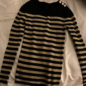 Ralph Lauren black and gold long sleeve sweater, $20